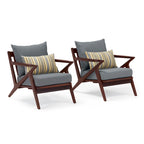 Fauteuils de jardin Vaughn 2 pièces Sunbrella