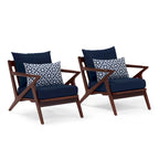Fauteuils de jardin Vaughn 2 pièces Sunbrella