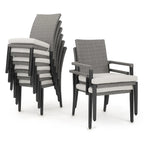 Ensemble de salle à manger d'extérieur Vistano 9 pièces Sunbrella - Gris