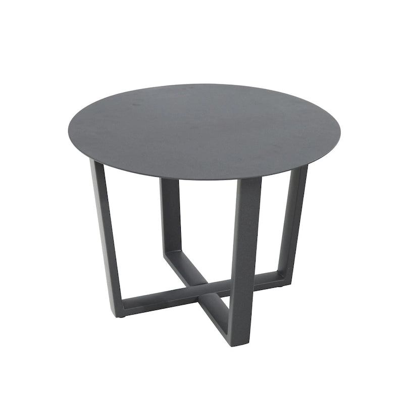 Table d'appoint extérieure en aluminium pour terrasse