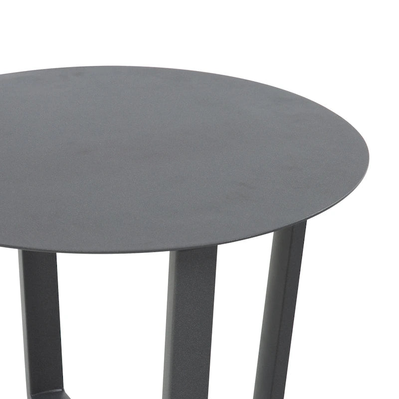 Table d'appoint extérieure en aluminium pour terrasse