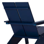 Chaises Adirondack modernes en polyéthylène Polytrends Coastin (lot de 4), noires