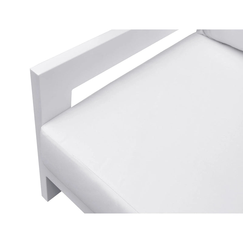 Canapé d'extérieur moderne blanc Renava Praxis