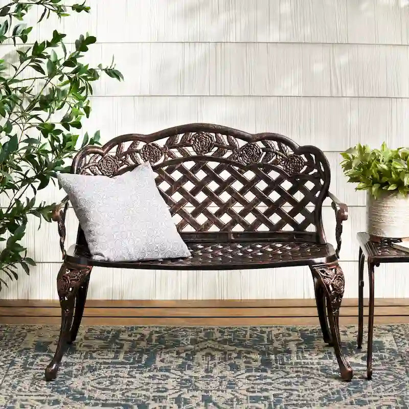 Banc de jardin extérieur