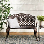 Banc de jardin extérieur