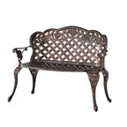 Banc de jardin extérieur