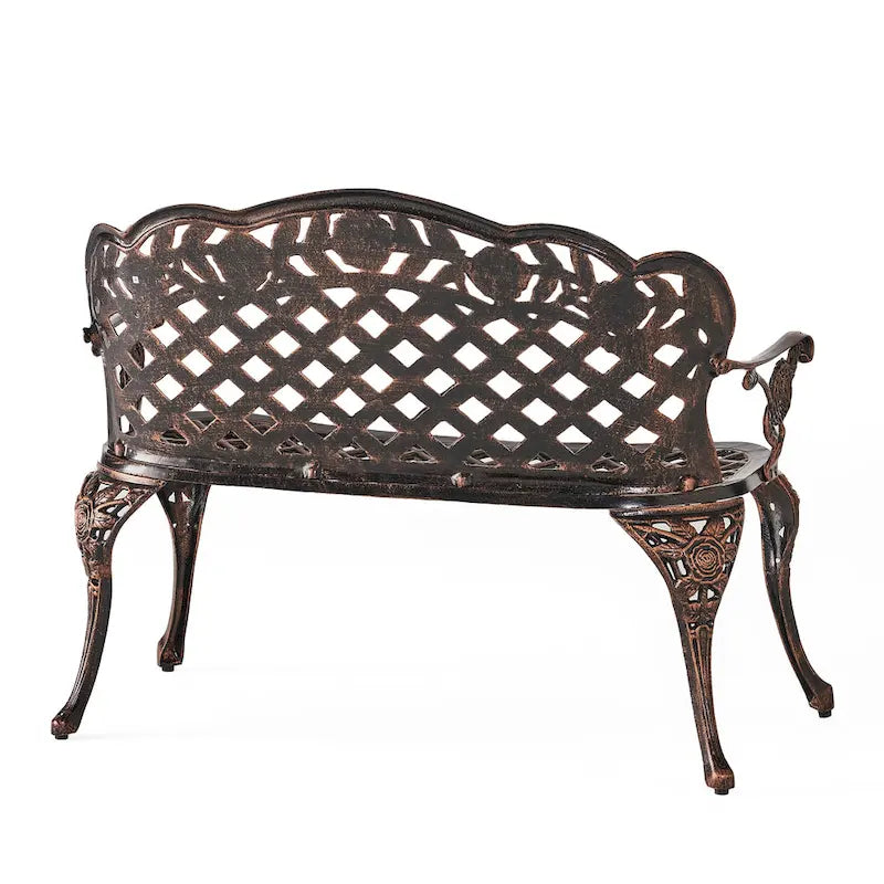 Banc de jardin extérieur