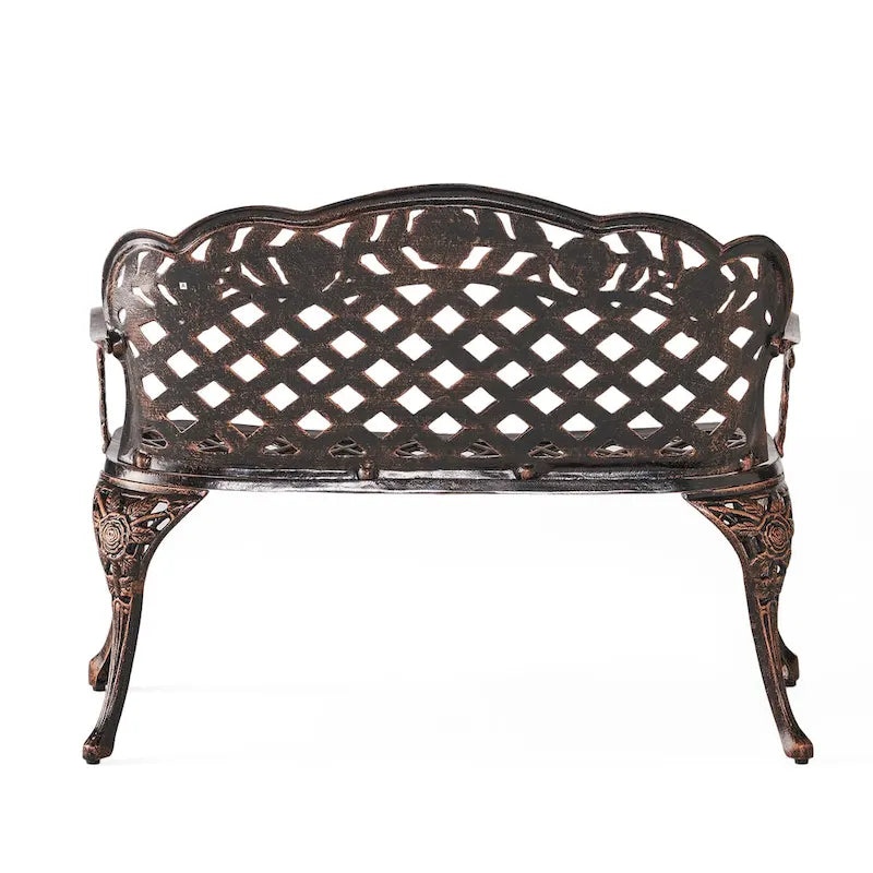 Banc de jardin extérieur