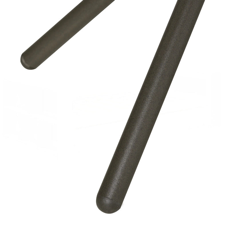 Ensemble de 3 fauteuils à bascule d'extérieur style bistro