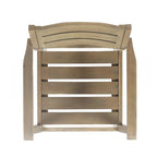 Ensemble de 2 chaises de salle à manger de patio en bois d'acacia