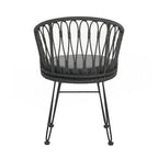 Ensemble de 2 chaises de salle à manger de style industriel
