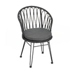Ensemble de 2 chaises de salle à manger de style industriel