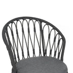 Ensemble de 2 chaises de salle à manger de style industriel