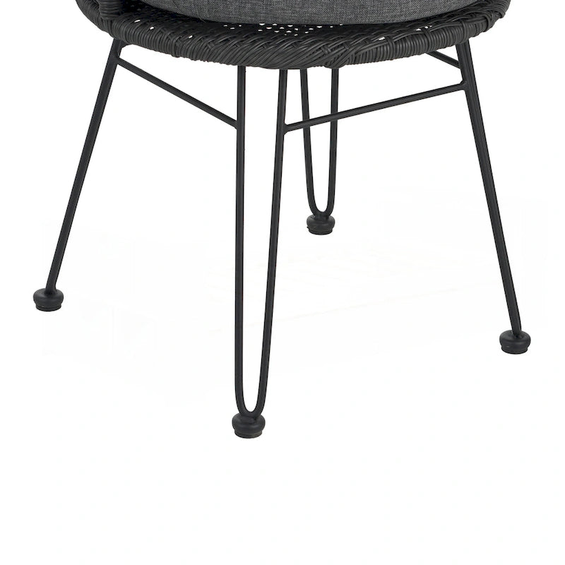 Ensemble de 2 chaises de salle à manger de style industriel