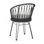 Ensemble de 2 chaises de salle à manger de style industriel