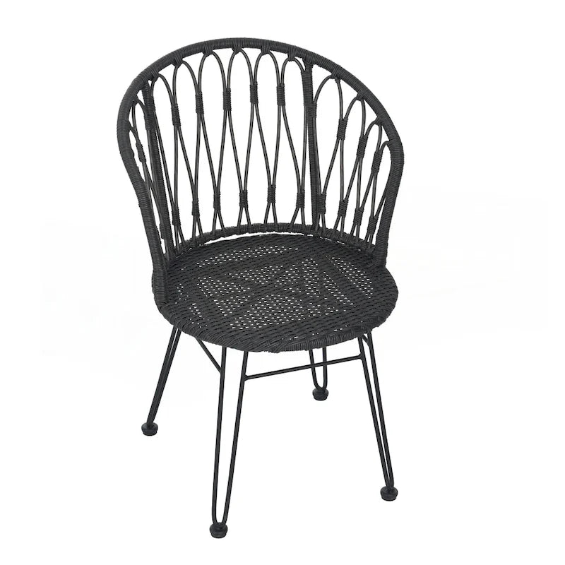 Ensemble de 2 chaises de salle à manger de style industriel