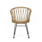 Ensemble de 2 chaises de salle à manger de style industriel