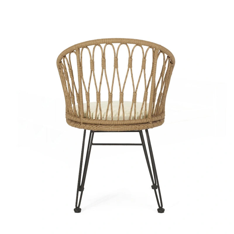 Ensemble de 2 chaises de salle à manger de style industriel