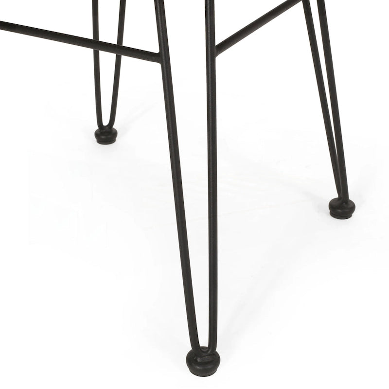 Ensemble de 2 chaises de salle à manger de style industriel