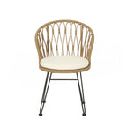 Ensemble de 2 chaises de salle à manger de style industriel