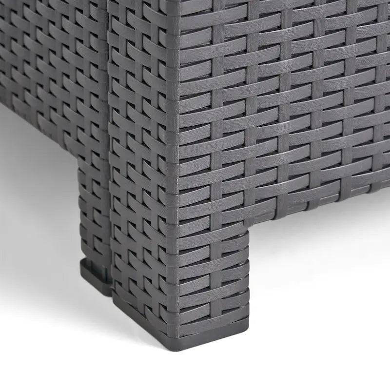 Fauteuils club en osier