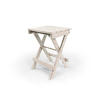 Table de bistrot pliante d'extérieur San Juan, entièrement assemblée et résistante aux intempéries, en PEHD recyclé