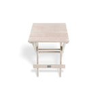 Table de bistrot pliante d'extérieur San Juan, entièrement assemblée et résistante aux intempéries, en PEHD recyclé