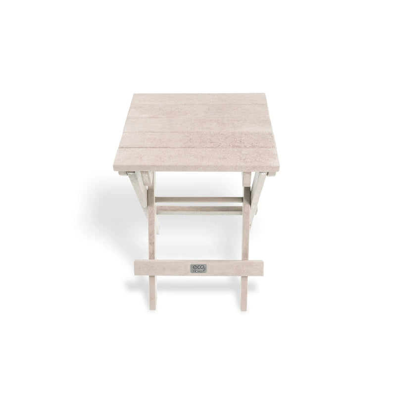 Table de bistrot pliante d'extérieur San Juan, entièrement assemblée et résistante aux intempéries, en PEHD recyclé