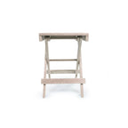 Table de bistrot pliante d'extérieur San Juan, entièrement assemblée et résistante aux intempéries, en PEHD recyclé