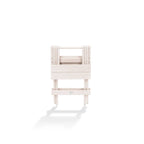 Table de bistrot pliante d'extérieur San Juan, entièrement assemblée et résistante aux intempéries, en PEHD recyclé