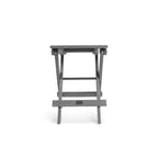 Table de bistrot pliante d'extérieur San Juan, entièrement assemblée et résistante aux intempéries, en PEHD recyclé