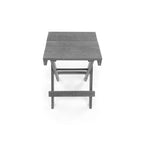 Table de bistrot pliante d'extérieur San Juan, entièrement assemblée et résistante aux intempéries, en PEHD recyclé