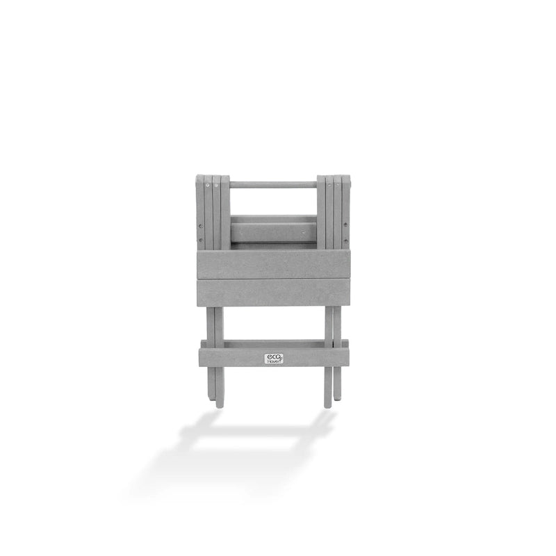 Table de bistrot pliante d'extérieur San Juan, entièrement assemblée et résistante aux intempéries, en PEHD recyclé