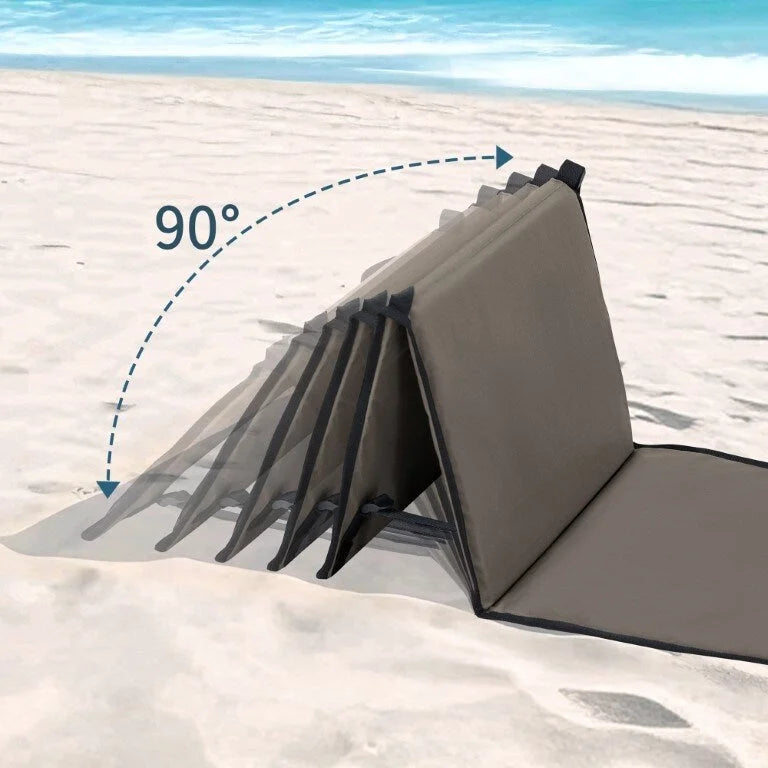 Lot de 2 chaises de plage pliantes et légères Sunjoy, idéales pour le camping et les voyages.