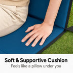 Lot de 2 chaises de plage pliantes et légères Sunjoy, idéales pour le camping et les voyages.