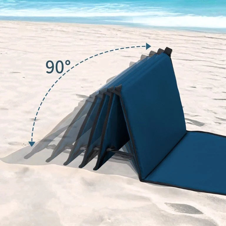 Lot de 2 chaises de plage pliantes et légères Sunjoy, idéales pour le camping et les voyages.