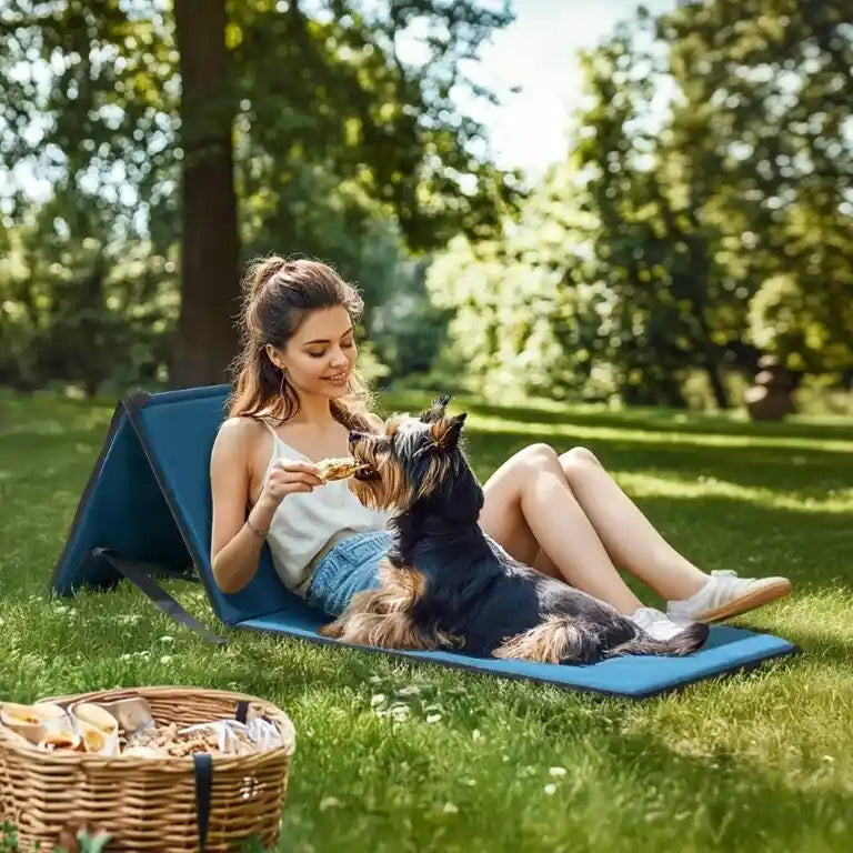 Lot de 2 chaises de plage pliantes et légères Sunjoy, idéales pour le camping et les voyages.