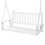 Costway 2-Person Wooden Outdoor Porch Swing Heavy Duty Patio Hanging - See Details