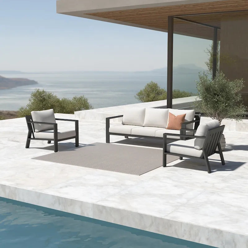 Ensemble de sièges Rhodes 3 pièces