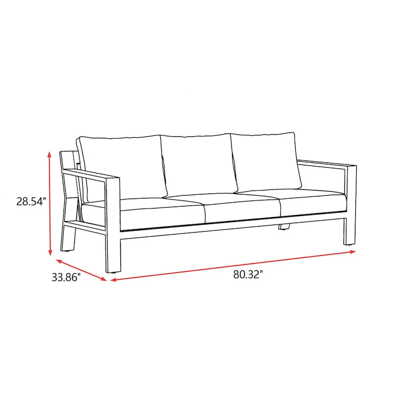 Ensemble de sièges Rhodes 3 pièces