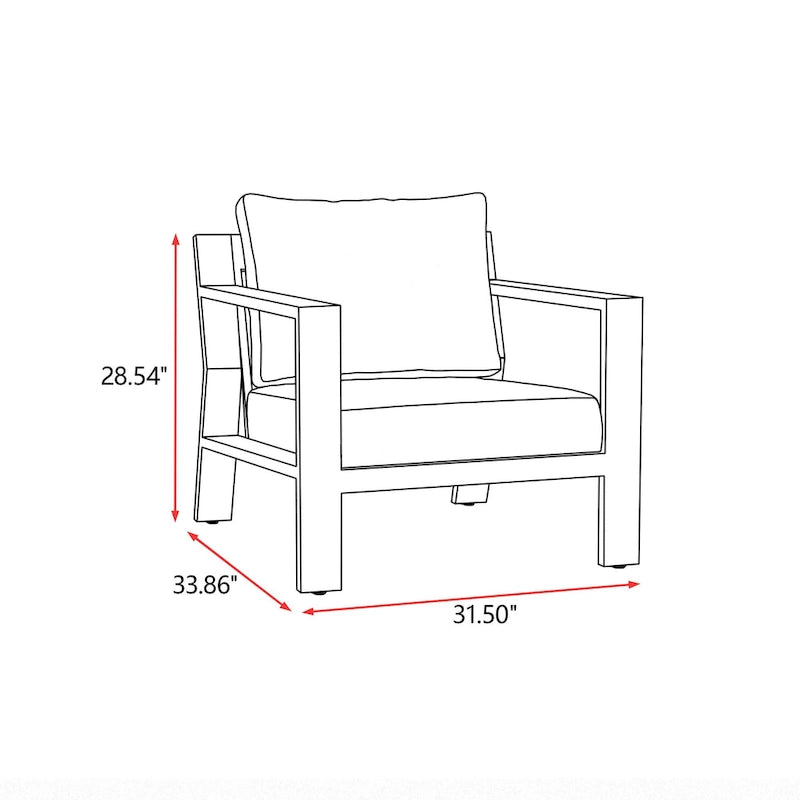 Ensemble de sièges Rhodes 3 pièces