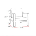 Ensemble de sièges Rhodes 3 pièces