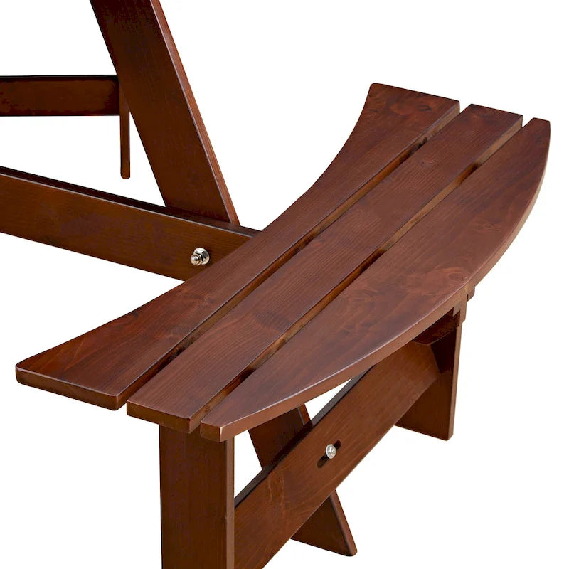 Ensemble table de pique-nique d'extérieur avec bancs pour jardin, cour, porche, terrasse