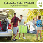 Chaises longues pliantes Outsunny avec coussin, dossier inclinable et maille respirante pour la plage, le jardin et la terrasse.