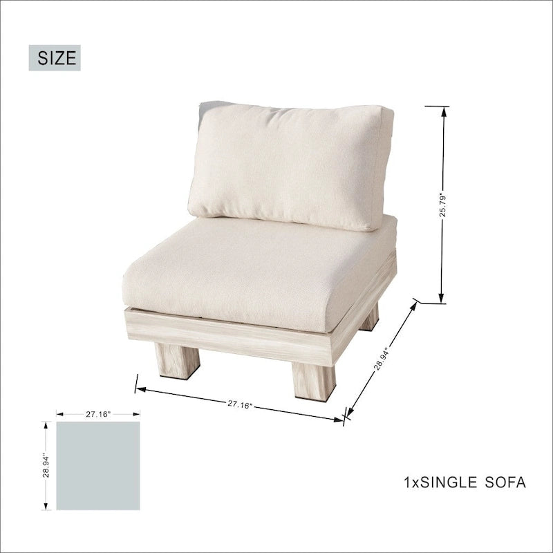 Ensemble de conversation moderne pour l'extérieur avec table basse et seau à glace