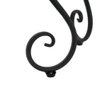 Table d'appoint ronde d'extérieur en céramique, colorée et noire