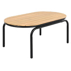 Ensemble de 3 chaises longues d'extérieur pour terrasse, jardin, plage, salon de jardin, fauteuils d'appoint et table d'appoint en acacia