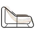 Ensemble de 3 chaises longues d'extérieur pour terrasse, jardin, plage, salon de jardin, fauteuils d'appoint et table d'appoint en acacia