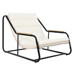 Ensemble de 3 chaises longues d'extérieur pour terrasse, jardin, plage, salon de jardin, fauteuils d'appoint et table d'appoint en acacia