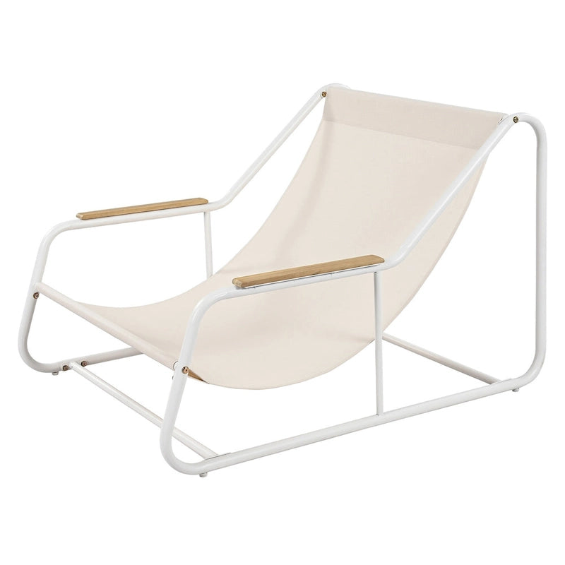 Ensemble de 3 chaises longues d'extérieur pour terrasse, jardin, plage, salon de jardin, fauteuils d'appoint et table d'appoint en acacia